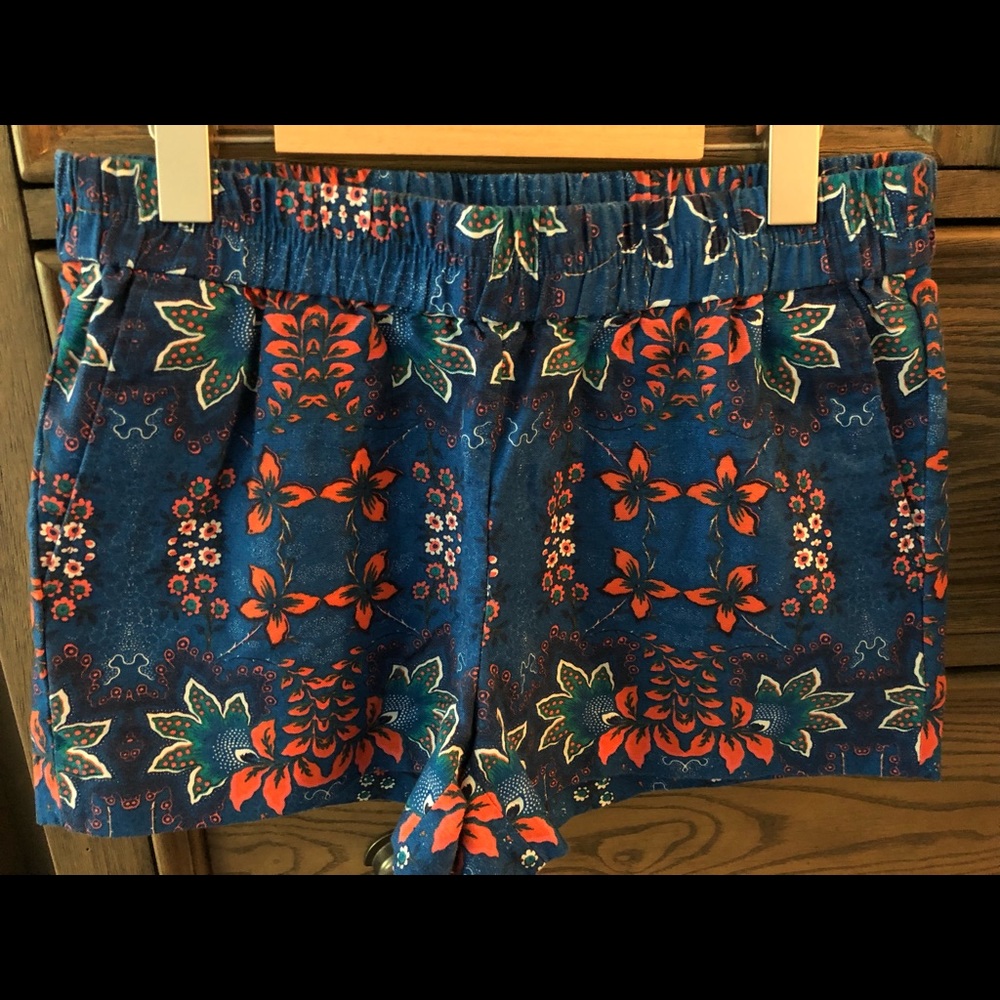J. Crew elastic waistband shorts
